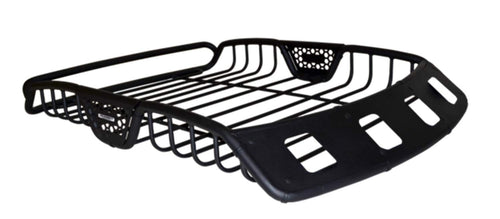 SR40 Roof Rack Go Rhino - Tubular Rack w/ 4x Light Mount Openings & Cross Bar Clamps | Mild Steel, Textured Black, L: 60" x W: 40" x H: 6" | 59047T