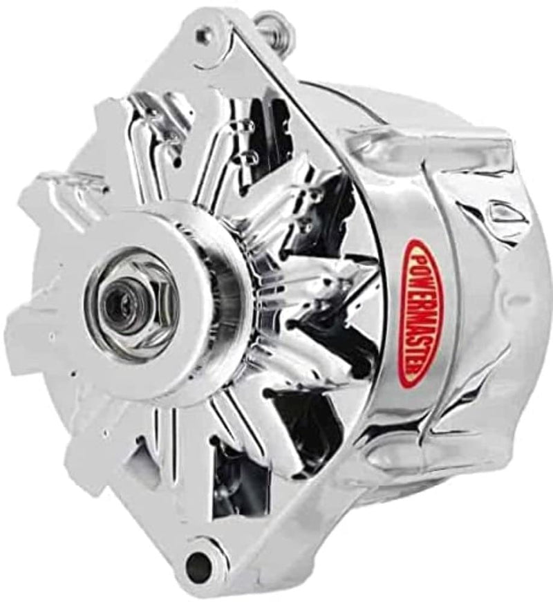 Alt Powermaster GM 12SI Chrome 150A Smooth Look™ 1V Pulley & Cone 1 or 3 Wire
