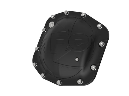 aFe POWER Front Differential Cover Pro Series Black w/Machined Fins - #46-71340B - Jeep Wrangler (JL) 18-24/ Gladiator (JT) 20-24 (Dana M210)