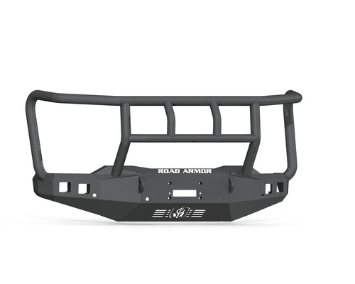 Stealth Road Armor 3202F2B Front Winch Bumper Titan II Guard - Texture Black - Compatible with: 2020-2023 Chevy 2500 3500