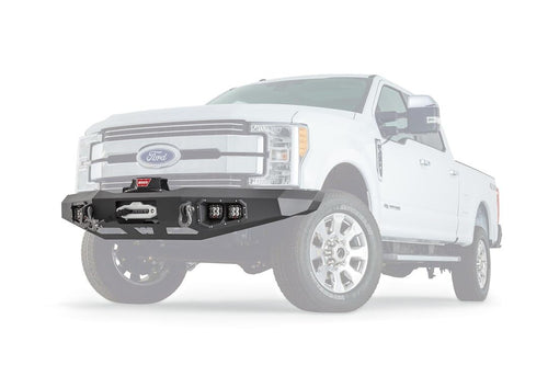 2017-2018 WARN 100918 Ascent Front Bumper- Ford SD F250, F350, F450 '17, Ford SD F250, F350, F450