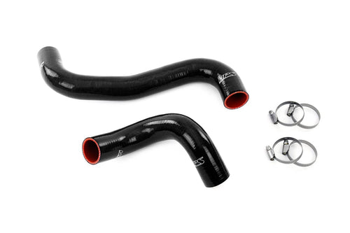 High Temp HPS Reinforced Silicone Black Radiator Coolant Hose Kit, 57-2140R-BLK
