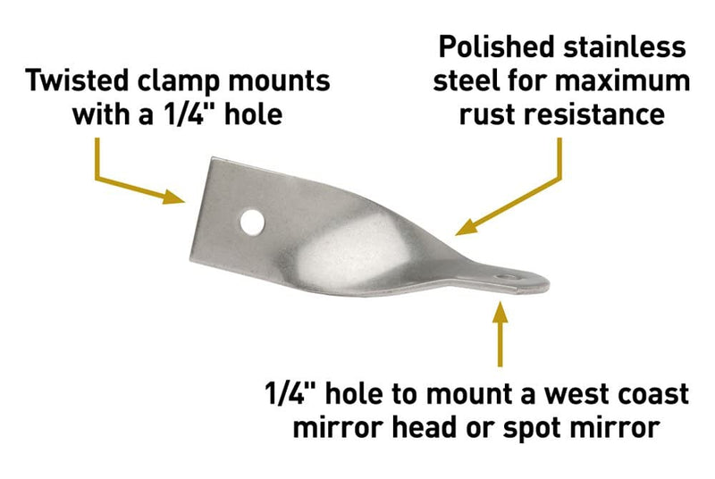 607952 RETRAC Twisted Bracket-Package,90 Deg Rot