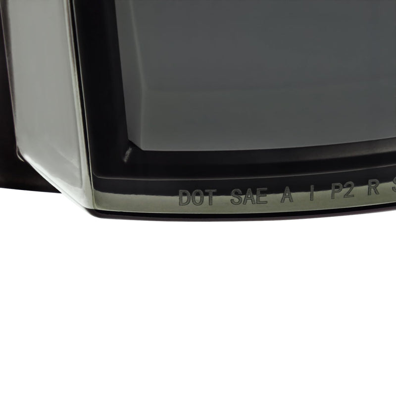 Black Smoke Tail Lights w/White LED SPEC-D TUNING Compatible with 2007-2008 Dodge Ram 1500/2500 / 3500, Left + Right Pair Assembly
