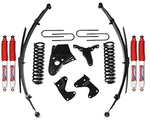 Suspension Lift Kit w/Shock Skyjacker 136RHKS-H 6 in. Lift Incl. Front Coil Spring Rear Leaf Springs Rear U Bolt Kit