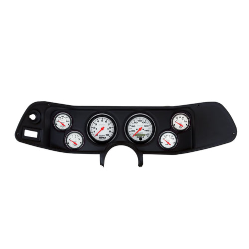 AutoMeter Dash Kit Direct Fit, Camaro 70-78, Tach/Mph/Fuel/Oilp/Wtmp/Volt, Phantom (2132-09)