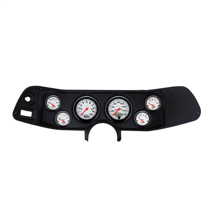 AutoMeter Dash Kit Direct Fit, Camaro 70-78, Tach/Mph/Fuel/Oilp/Wtmp/Volt, Phantom (2132-09)