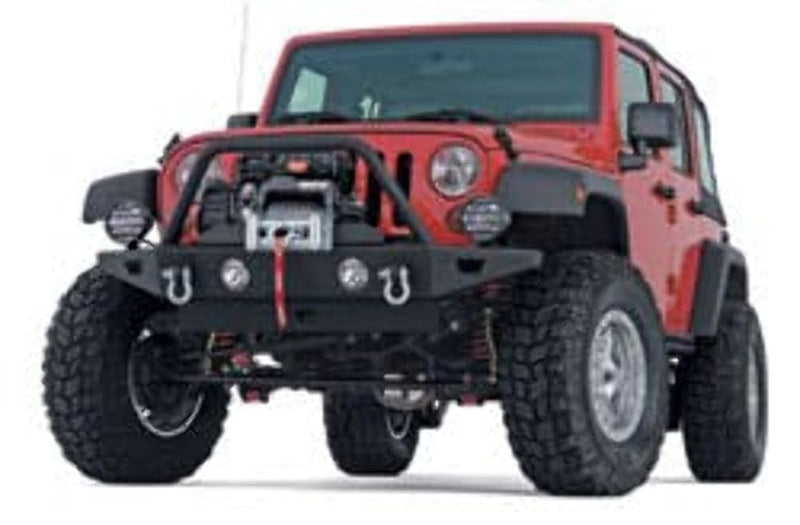 Rock Crawler WARN 61859 Front Bumper for Jeep CJ5, CJ7, and Scrambler