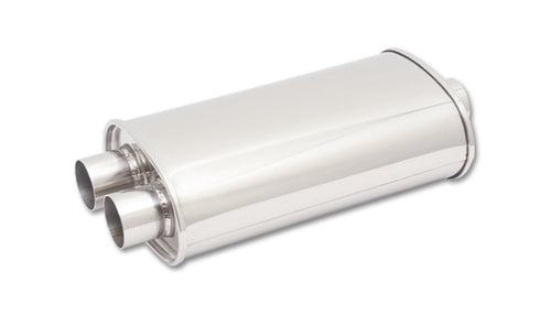 Oval Vibrant 1111 Stainless Steel Muffler