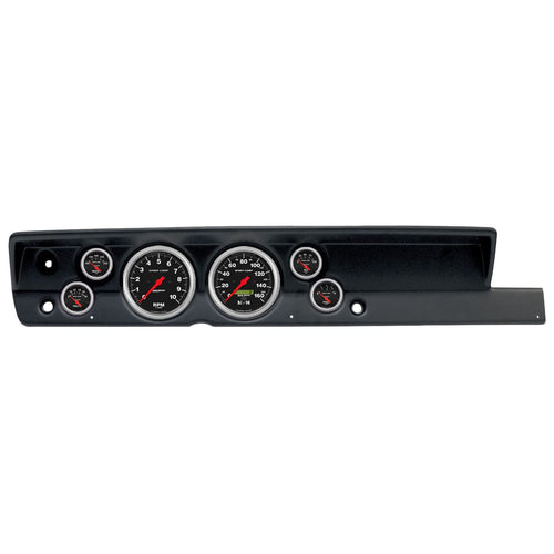 AutoMeter Dash Kit Direct Fit, (5" X2, 2 1/16" X4), Plym Cuda No Heat 67-69, Sport-Comp (2117-11)