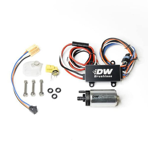 440lph DeatschWerks in-Tank brushless Fuel Pump w/ 9-0912 Install kit + C102 Controller (9-441-C102-0912)