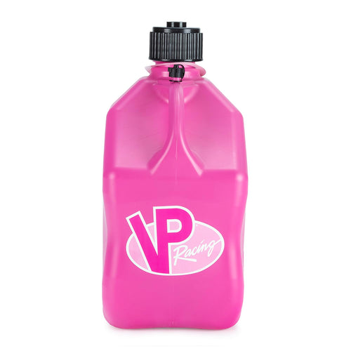 5.5 Gallon VP Racing Motorsport Racing Jug with Contoured Handle, Multipurpose Cap and Rubber Gaskets, Pink (1 Pack)