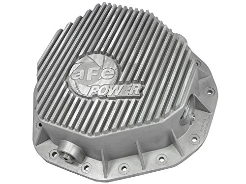 aFe POWER Rear Differential Cover Street Series Raw w/Machined Fins - #46-70090 - Dodge Diesel Trucks 03-05 L6-5.9L (td)
