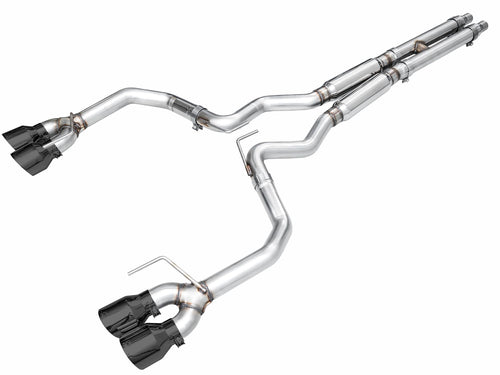 2024 Ford Mustang GT Fastback Catback Exhaust S650 RWD Track Edition w/ Quad Diamond Black Tips