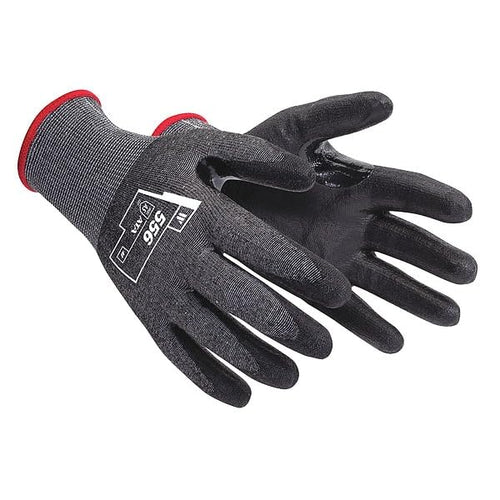 Seamless Knit GTek 556-M PolyKor® Blended Glove with Polyurethane Coated Smooth Grip on Palm & Fingers - 18 Gauge - Touchscreen