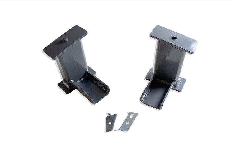 Part# 813380 MAX TRAC SUSPENSION'S is A Pair of 8" Rear Lift Blocks FABRICATED from Steel & Powder Coated Grey