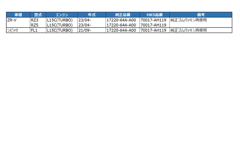 70017-AH119 HKS