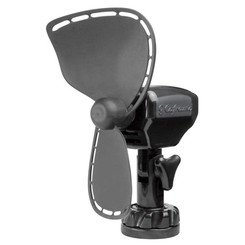 12V Lighter Plug Caframo Ultimate Fan for Boats and Campers. Easy to Clean. Black, 5.25" x 2.5" x 8.0"