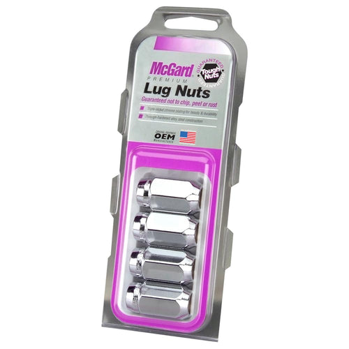 Chrome Cone Seat Style MCGARD Lug Nuts (M12 x 1.25 Thread Size) - Set of 4