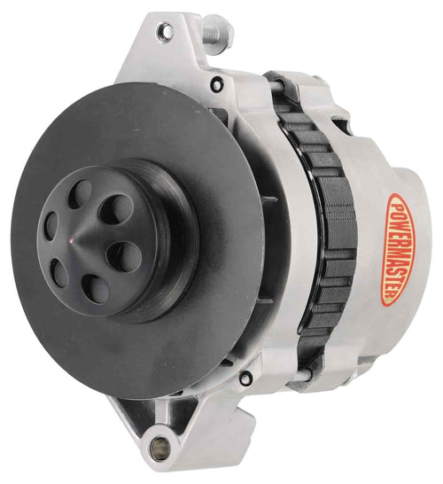 Alt GM CS130 Powermaster Polish 140A 1V Pulley Str MTG 6.61" 1-Wire or OE Hookup