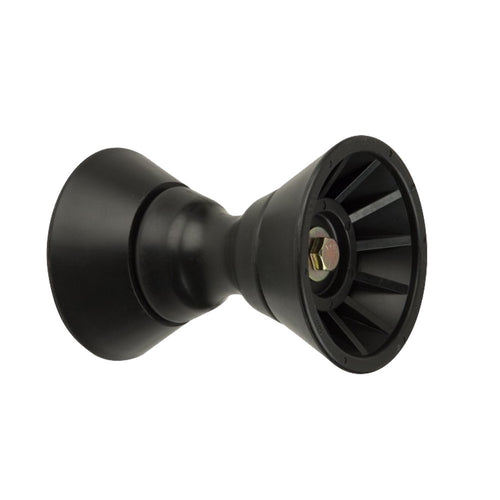 29333 CE Smith Bow Bell Roller Assembly - Durable Marine Tool - 4" Wide - 1/2" Shaft - Black