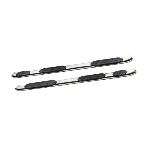 PRO TRAXX 5 Westin Oval Wheel to Wheel Nerf Bars fits 2009-2018 Ram 1500 2019-2024 1500 Classic 2010-2025 Ram 2500 3500 Crew Cab 6'5" Bed Stainless Steel Pair