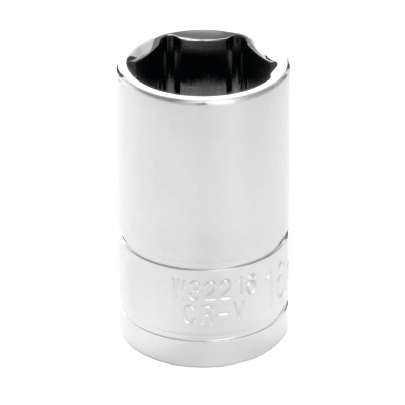 W32216 Performance Tool 1/2 Drive 16mm 6Point Socket, 1 Pack