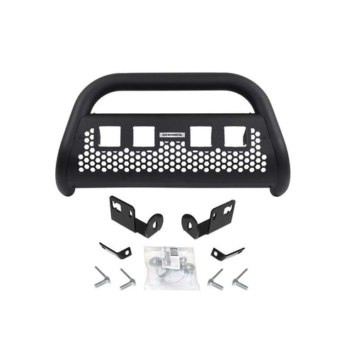 RC2 Bull Bar Go Rhino w/ Four 3" Cube Lights Kit & Mounting Brackets | Mild Steel, Textured Black | 55874T | Fits 2004 - 2008 Ford F-150
