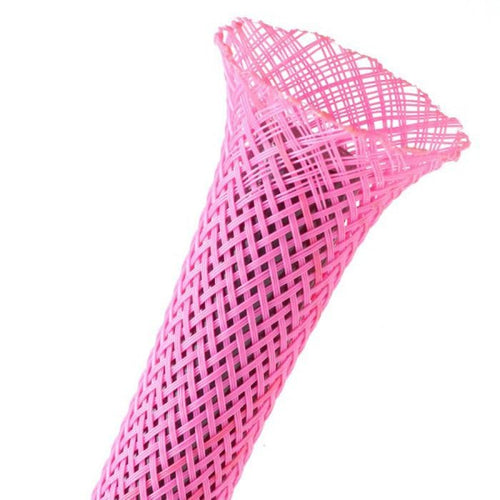 TRIC KIT Hotrod Braided Cover for 1/8" to 2 3/4" Diameter, Pink