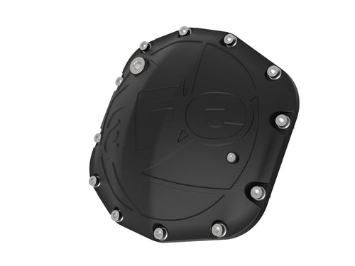 aFe POWER Rear Differential Cover Pro Series Black w/Machined Fins - #46-71350B - Jeep Wrangler (JL) 18-24 L4-2.0L (t)/ V6-3.6L (Dana M220)