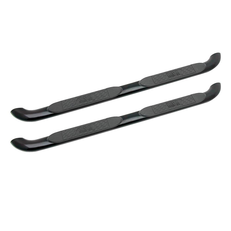 Platinum 4 Westin 21-2775 Oval Nerf Bars fits 2005-2023 Tacoma Double Cab Black Pair