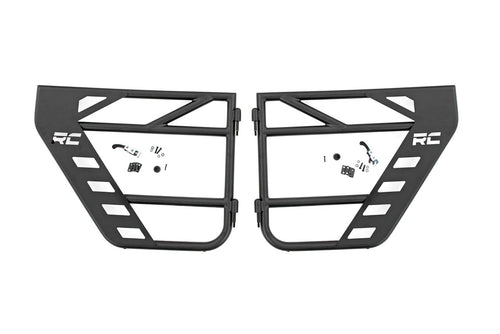 Rough Country Steel Tube Rear Doors for 2007-2018 Jeep Wrangler JK/JKU - 10587