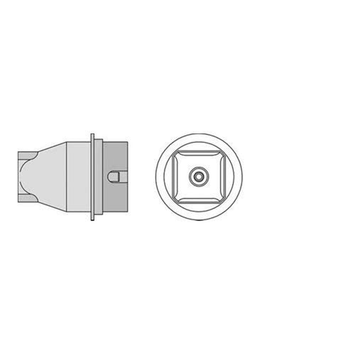 Weller NQ10 T0058736818N HOTGAS NOZZLE 14,8X14,8, Black
