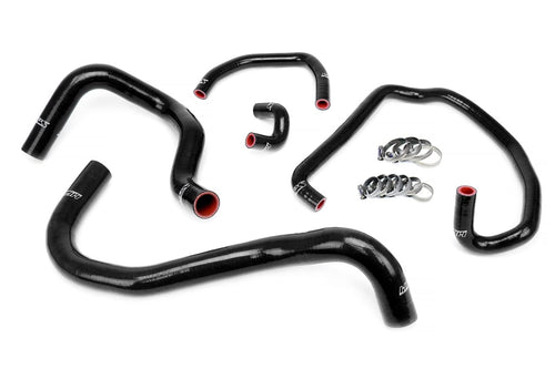 Black Silicone HPS Performance Radiator + Heater Hose Kit Coolant Compatible for 1995-2004 Toyota Tacoma 2.7L 4Cyl, 57-1921-BLK