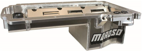 Moroso Aluminum Oil Pan 21148, Fits GM Ecotec LV1/LV3 V6 Engines, Rear Sump Swap Applications