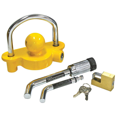 Towpower REESE 7014700 Trailer Hitch and Coupler Combo Lock Set, Fits 1-1/4 Inch & 2 Inch Square Receivers, 1/2 Inch & 5/8 Inch Pin Diameter
