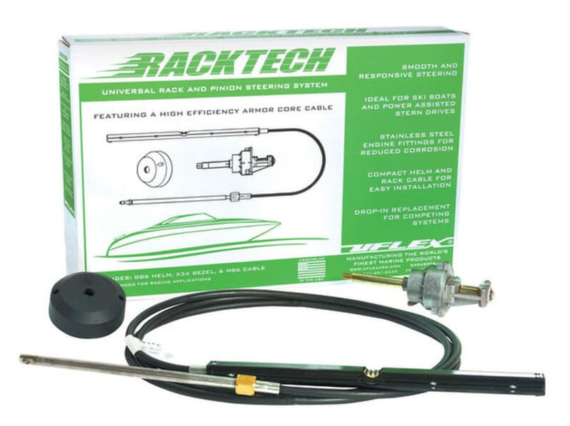 RackTech Uflex RACKTECH12 Steering System, 12'