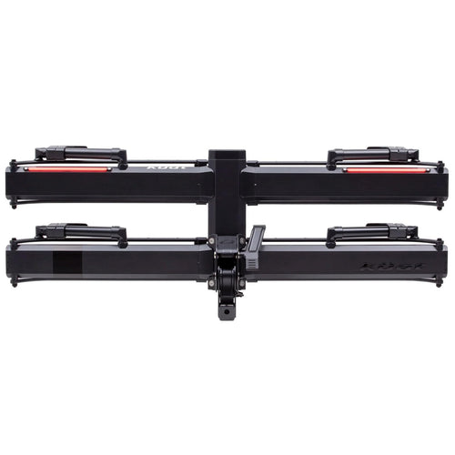 Piston Pro X KUAT 1.25" LED Dual Ratchet Hitch Rack - Secure Rugged Kashima-Coated Portable Foldable Easy-to-Use No Frame Contact 2-Bike Hauling Platform with 53" Max Wheelbase & 5" Max Tire Width