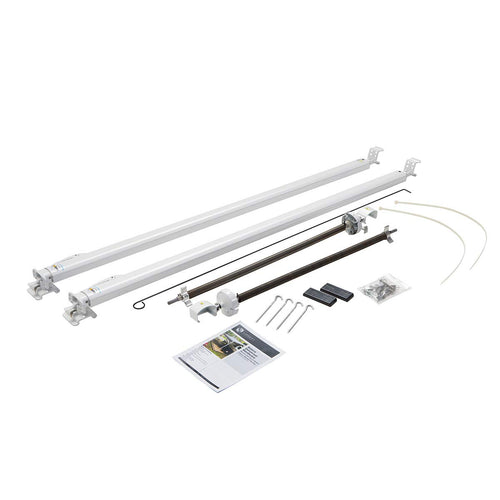 Solera Classic 68"-81" Standard White Universal RV Awning Arms and Hardware Kit, Compatible with Dometic and Carefree Awnings - 434718