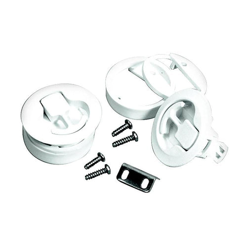 SLAM FLUSH LATCH 1-1/16-7/8 BL