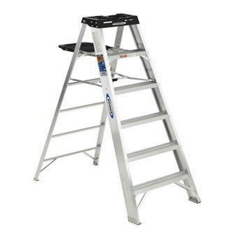 6 Feet Werner 376 Ladder, Black