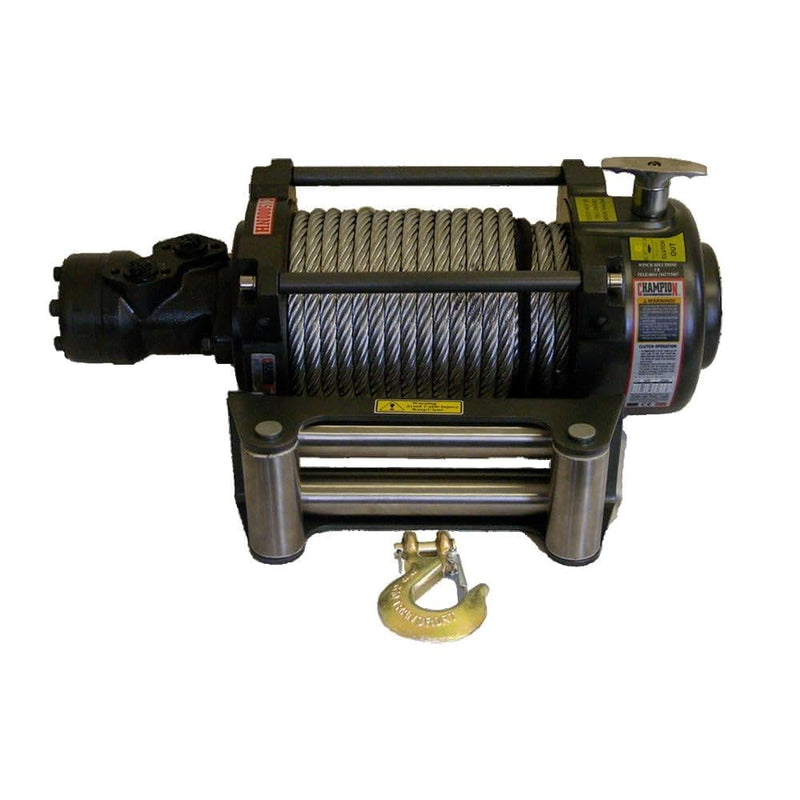 15k lb DK2 Hydraulic Winch - Steel Cable, Capacity (Line Pull) 15000 lb, Volts 12 Model# 15000NH