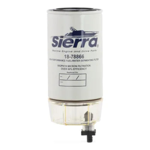 18-78867 Sierra Fuel/Water Separating Filter with Clear Collection Bowl