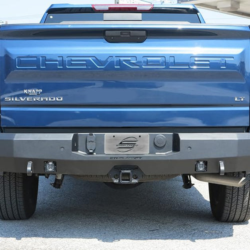 SteelCraft Fortis 76-20490 - Full Width Textured Black Rear HD Bumper
