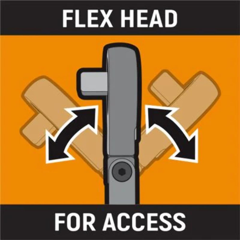 120Xp GEARWRENCH - Flex Head 3/8" Dr. 5-75 Ft-Lb Tw (85188)