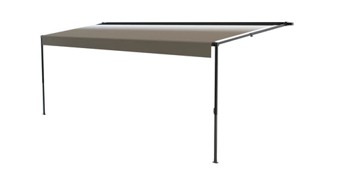 19' Solera Classic RV Awning Roller Assembly - Sand Fade (Black When Closed)