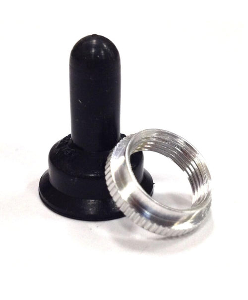 Sierra International MP39280 Black Weather Proof Boot Nut for Standard Toggles with Mounting Stem (2 Piece), 15/32"