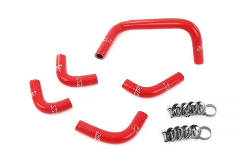 Red Silicone HPS Performance Breather Hose Kit Compatible for 1995-1998 Nissan Skyline GTR R33 RB26DETT Twin Turbo, 57-2134-RED