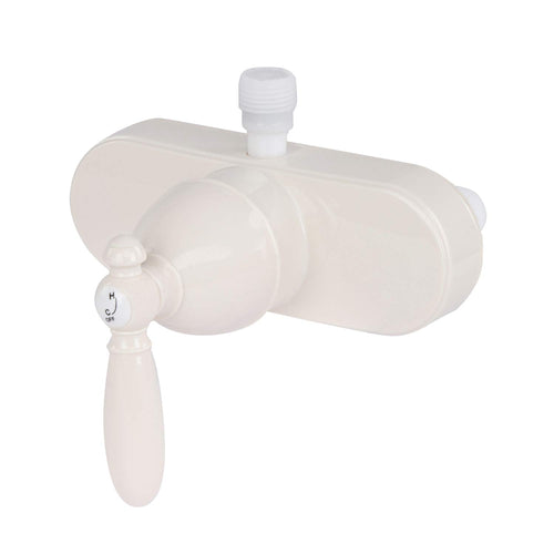 U-YSL53VBBLVR-E Empire Faucets 4" Single Lever Shower Valve with Decorative Lever Handle & Vacuum Breaker - Biscuit