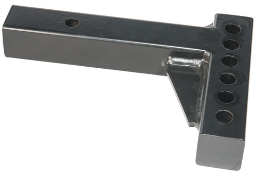 Weight Distribution Hitch Shank Husky Towing 31518 - 2 Inch Square, 10 Inch Length 4-1/4 Inch Rise 6-3/4 Inch Drop 6K Shank/14K WD Capacity, Black Powder Coated Steel
